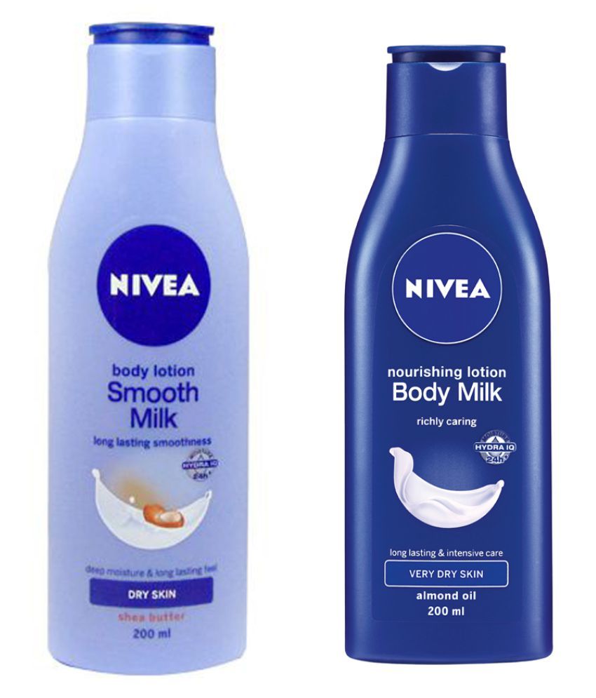 Nivea NIVEA BODY MILK NOURISHING NIVEA SMOOTH BODY LOTION Foot Lotion