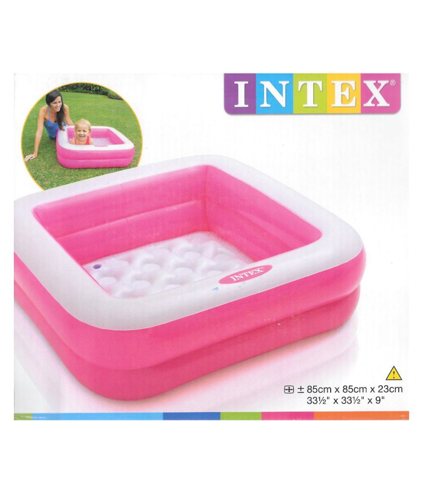 intex square baby pool