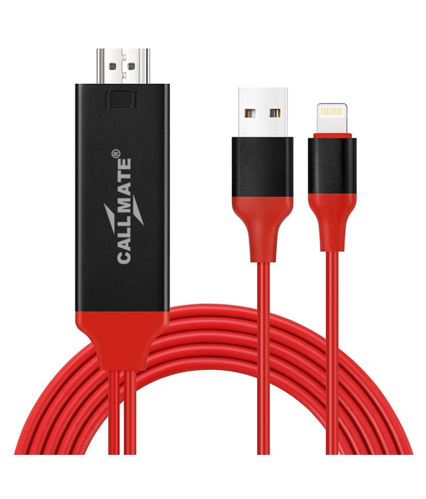 Callmate Hdmi Cable Red 1 Meter Callmate Hdmi Cable Red 1 Meter