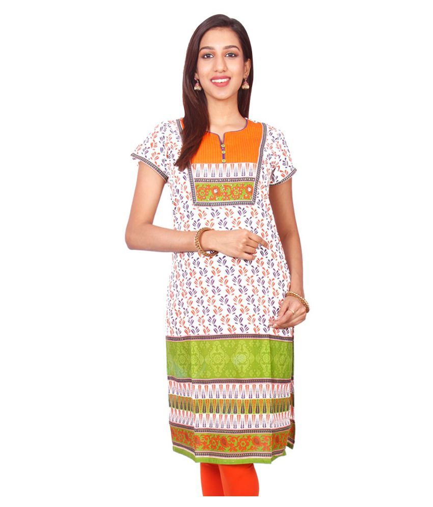 short sleeves cotton kurtis