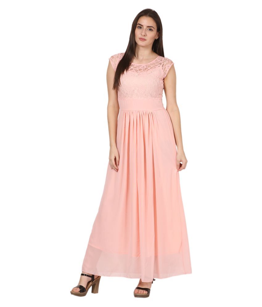 georgette full gown