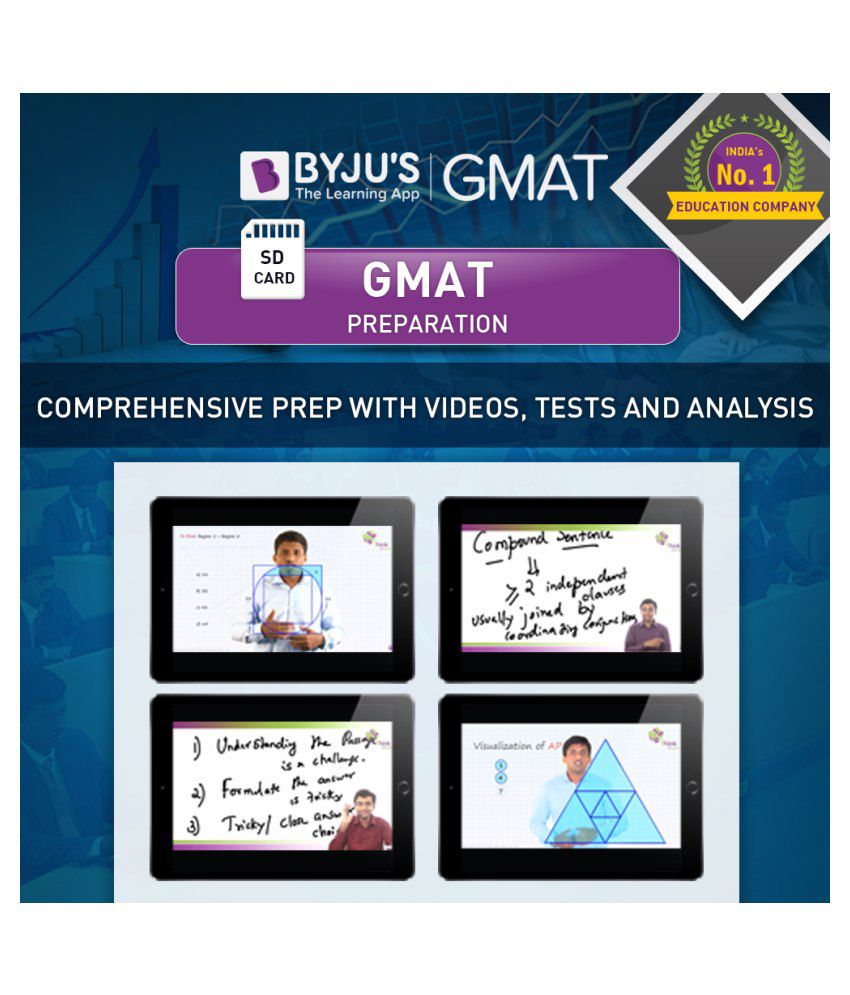     			BYJU'S GMAT Preparation - 3 Months Validity (SD Card) SD Card