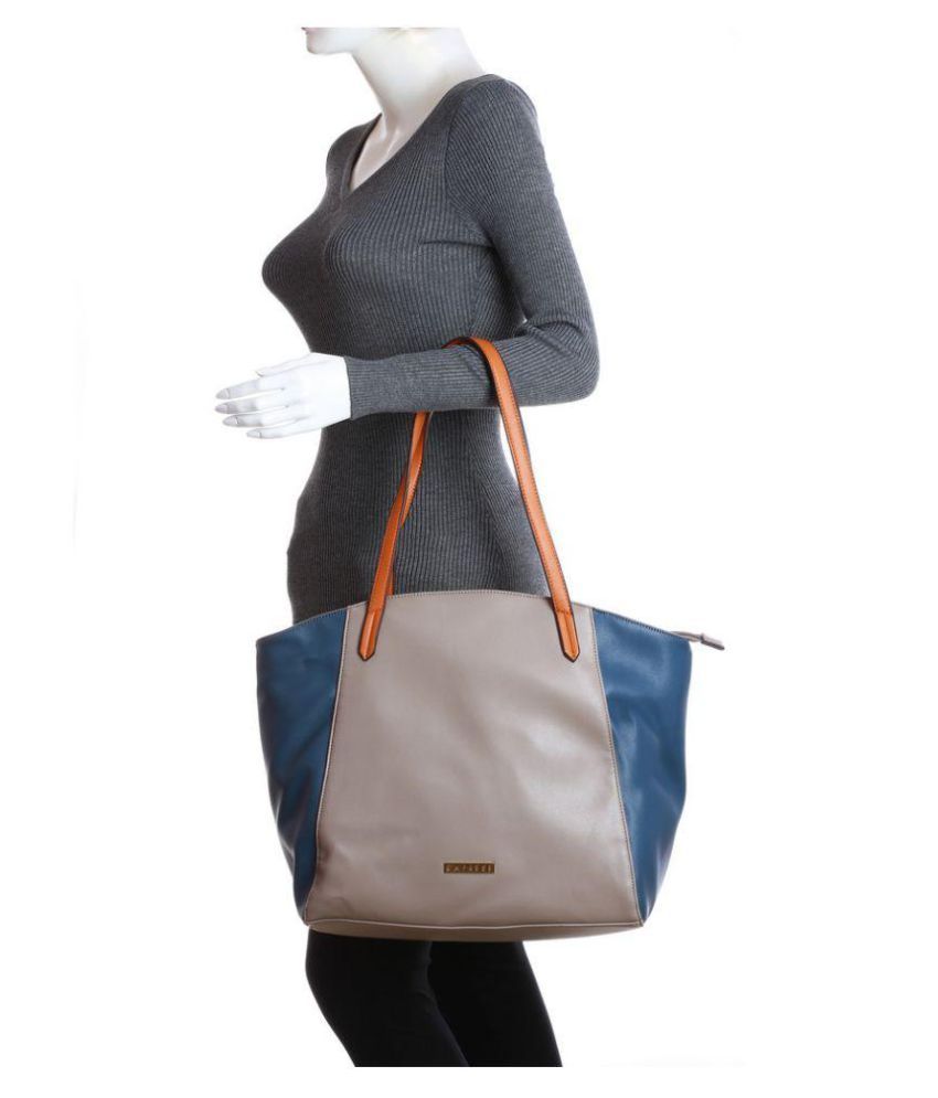 white shopper handbags