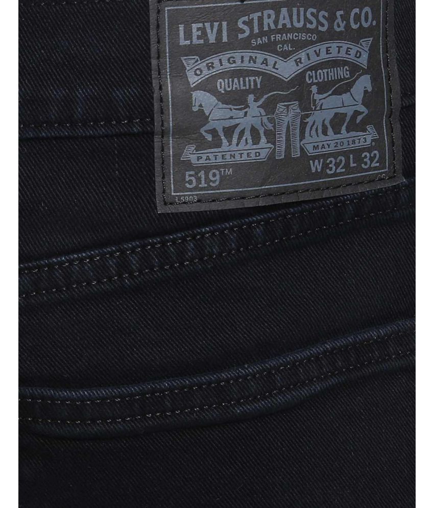 men's levi's black slim fit jeans