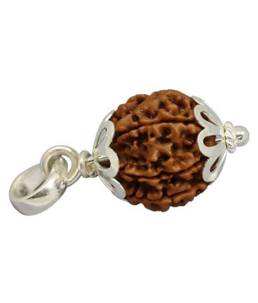     			Shivoham 7 Mukhi Rudraksha Pendent Silk Dori 7 Face Rudraksha