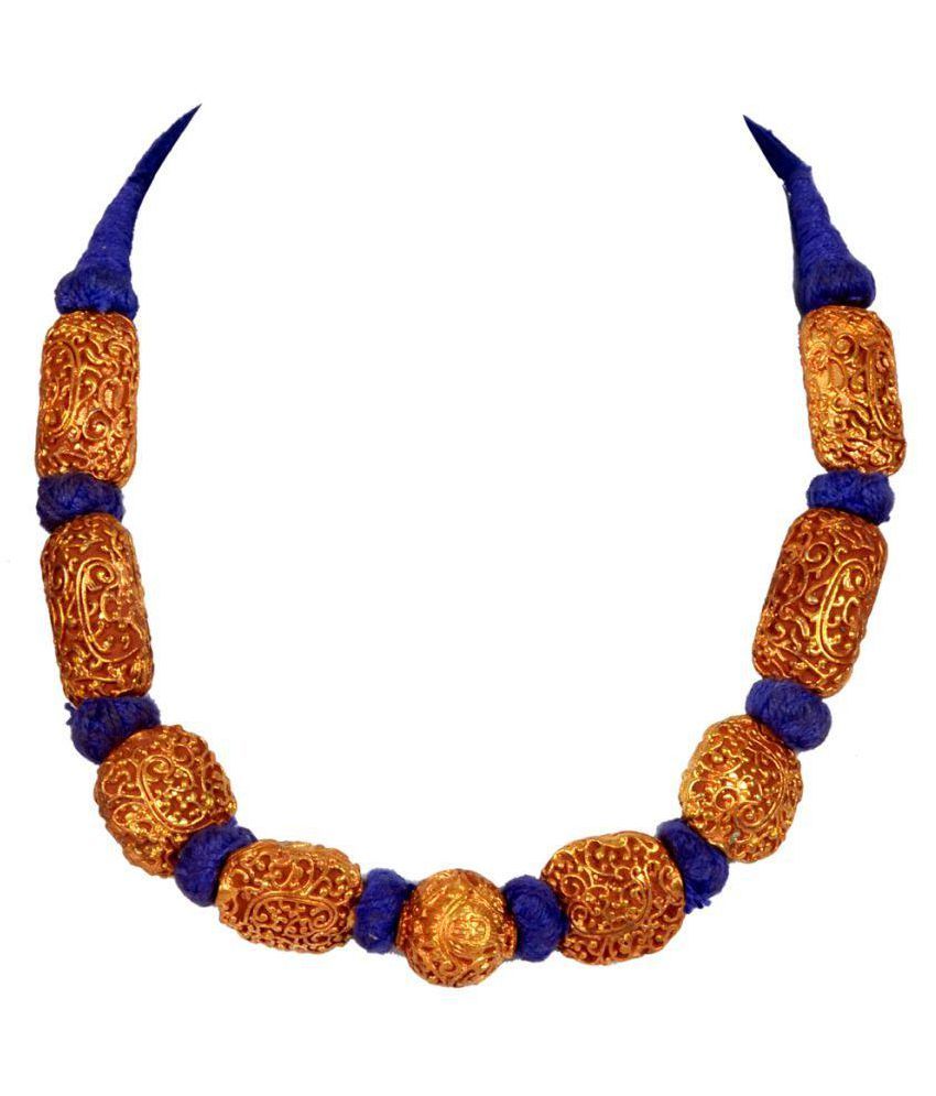 Rajasthani Pattern Geru Necklace Buy Rajasthani Pattern Geru Necklace