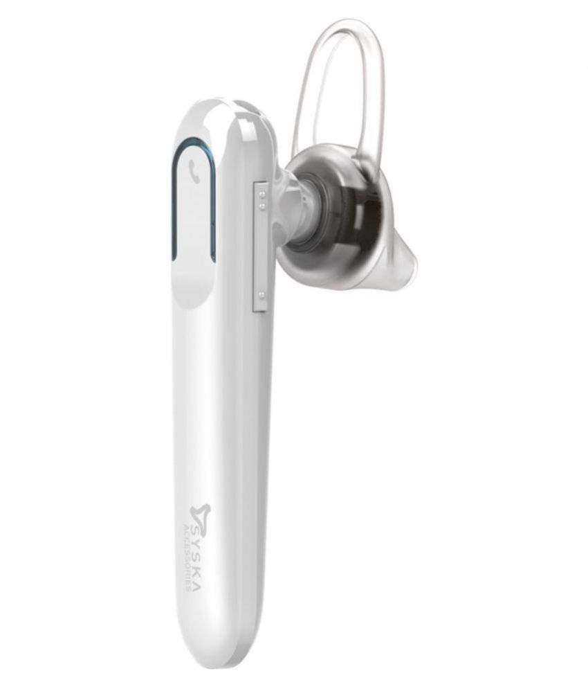     			Syska BL300 Bluetooth Headset - White