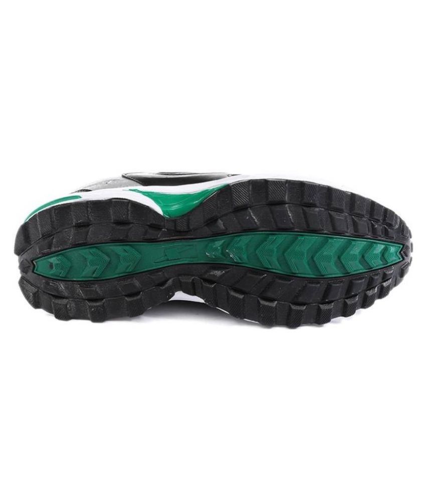 sparx men's sports running shoes black green