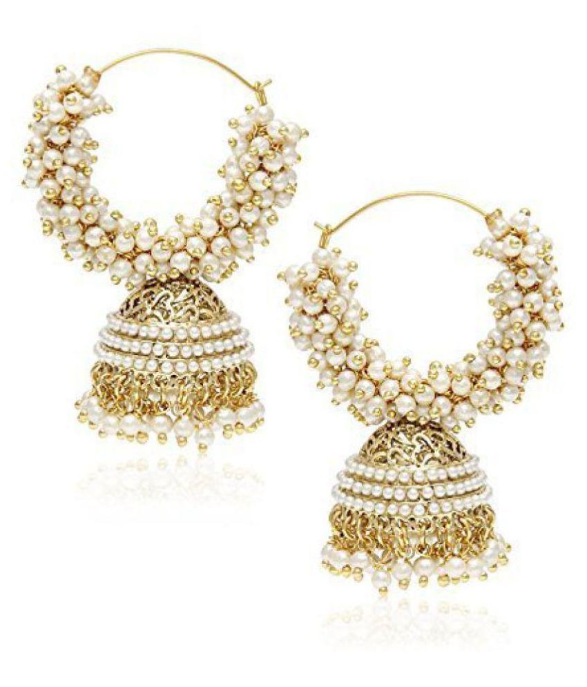     			Latest Designer  Combo of Blue & Black Pairs Of Diva Jhumki Earring Set Jewellery For Women & Girls