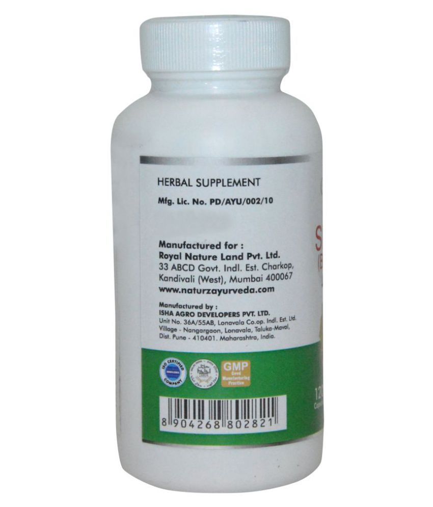 Naturz Ayurveda Shallaki 120 Capsule 300 mg: Buy Naturz Ayurveda ...