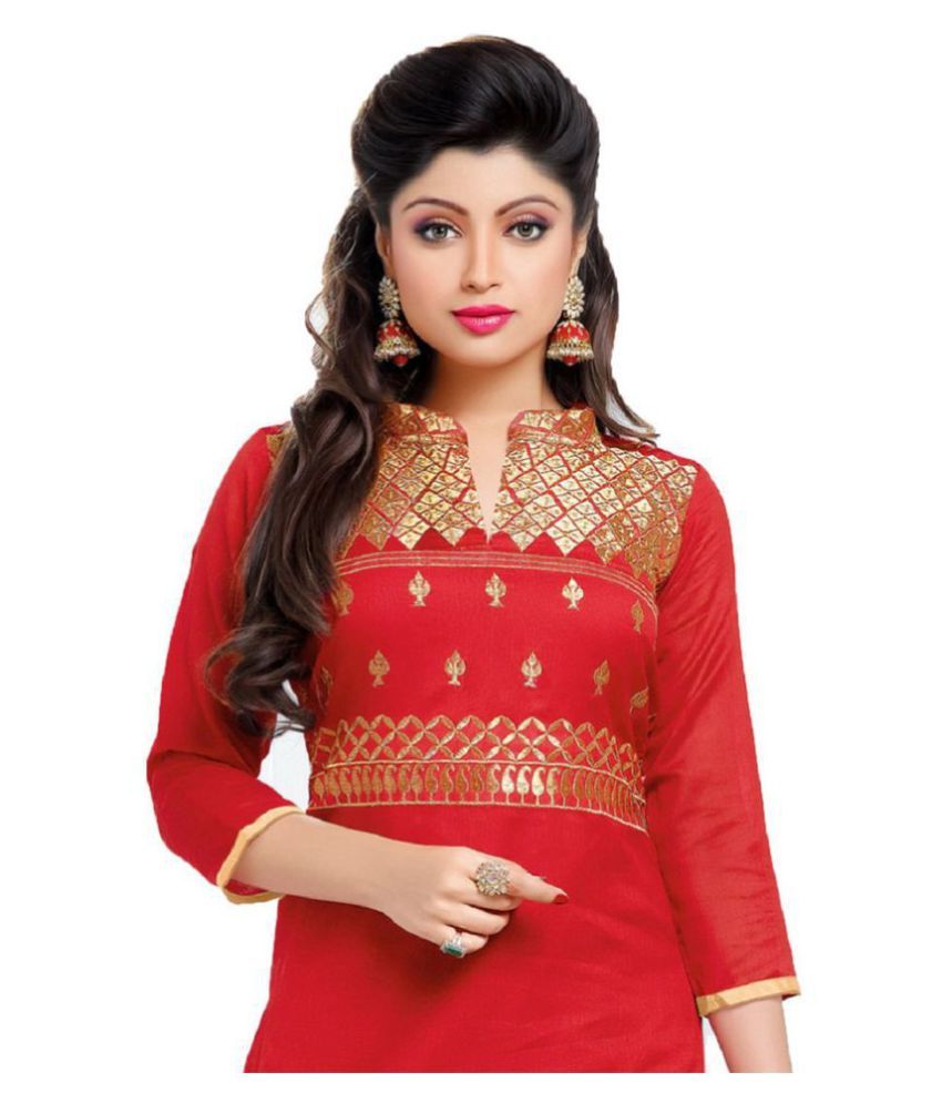 chanderi gown
