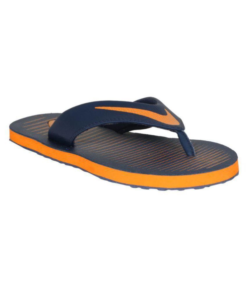 nike blue thong flip flop