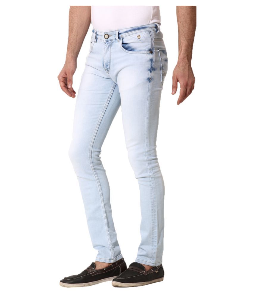 light blue slim jeans