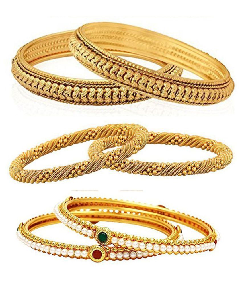     			YouBella Fashion Jewellery Stylish Bangles Combo for Girls and Women