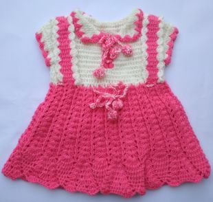 woollen frock for baby girl