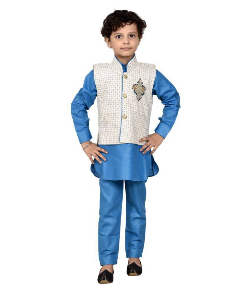 Firozi Colour Kurta Pajama Clearance 