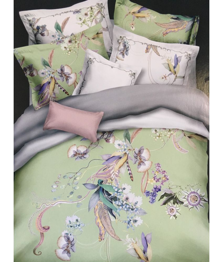 TIMA Cotton Double Bedsheet with 2 Pillow Covers Buy TIMA Cotton