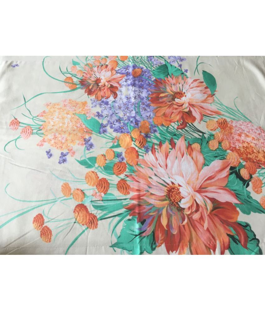 TIMA Cotton Double Bedsheet with 2 Pillow Covers Buy TIMA Cotton