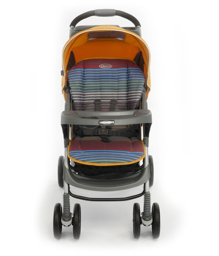 graco striped stroller