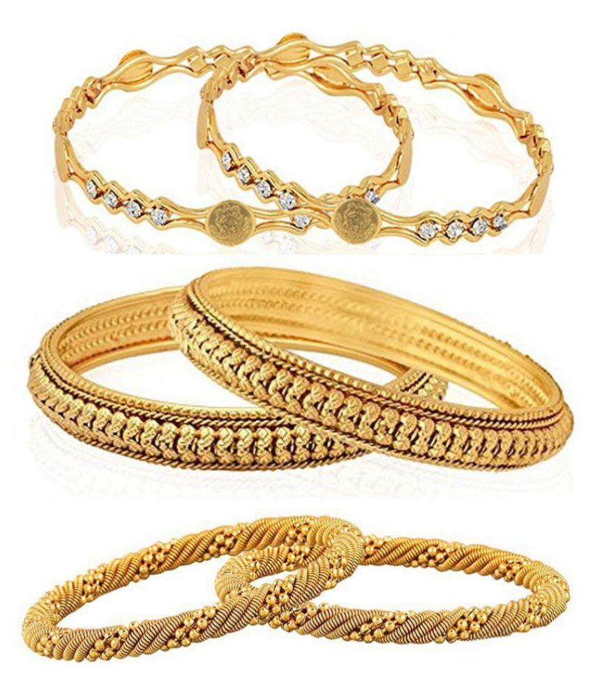     			YouBella Fashion Jewellery Stylish Bangles (Buy 2 Get 1 Free)