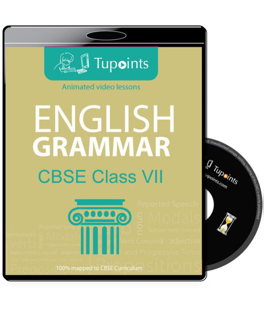 CBSE Class 7 English Grammar Multimedia Video Lessons DVD Buy CBSE Class 7 English Grammar