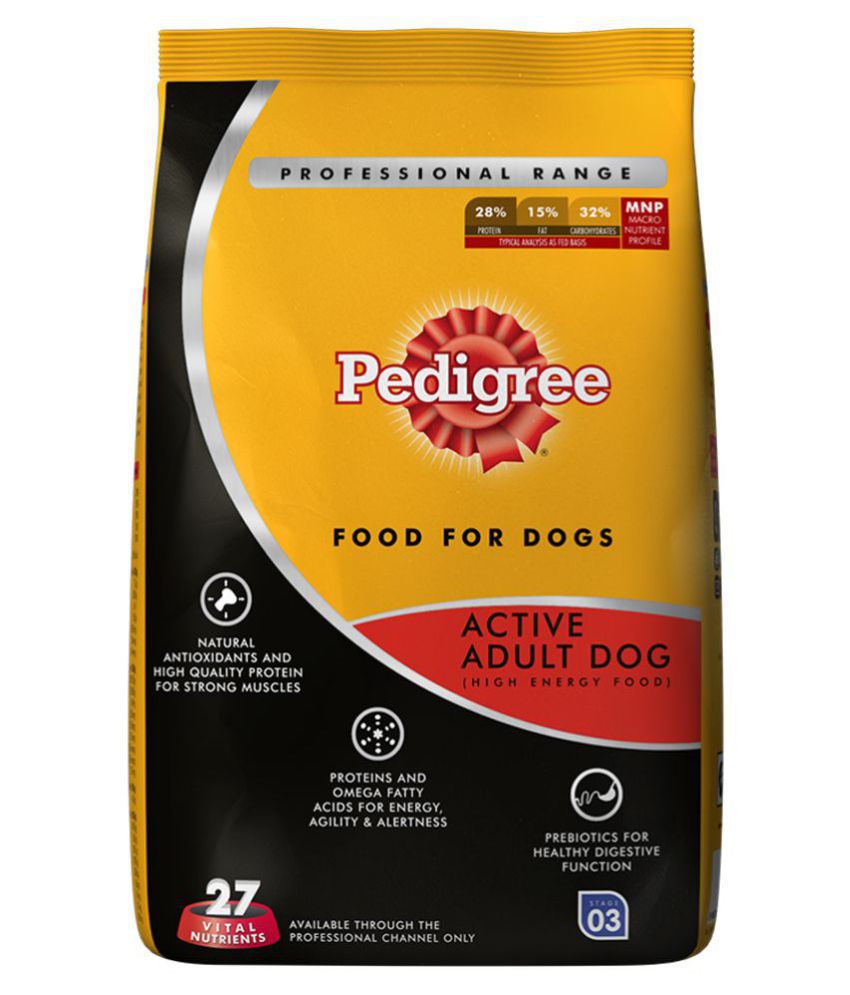     			Pedigree Professional Small Breed Dog Food 1.2 kg Active Dry Adult Chicken Based