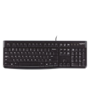 Logitech K120 Black USB Wired Desktop Keyboard Compatible with Windows, Linux , Chrome OS