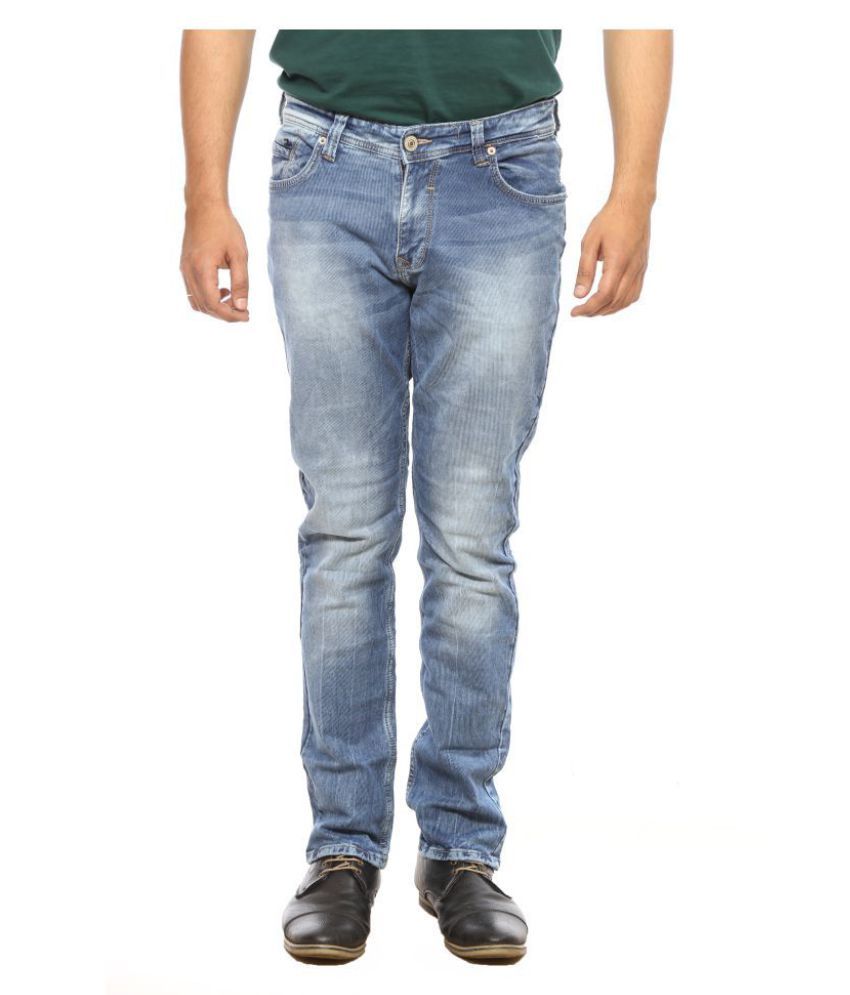 spykar regular men blue jeans