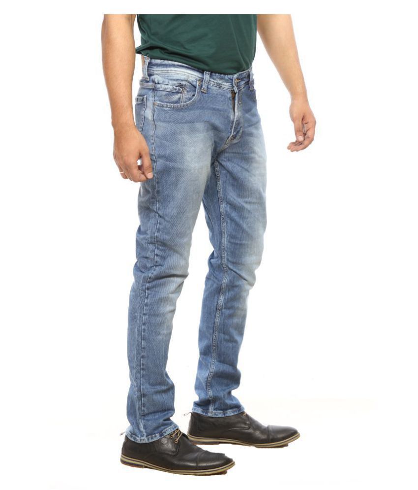 spykar regular men blue jeans