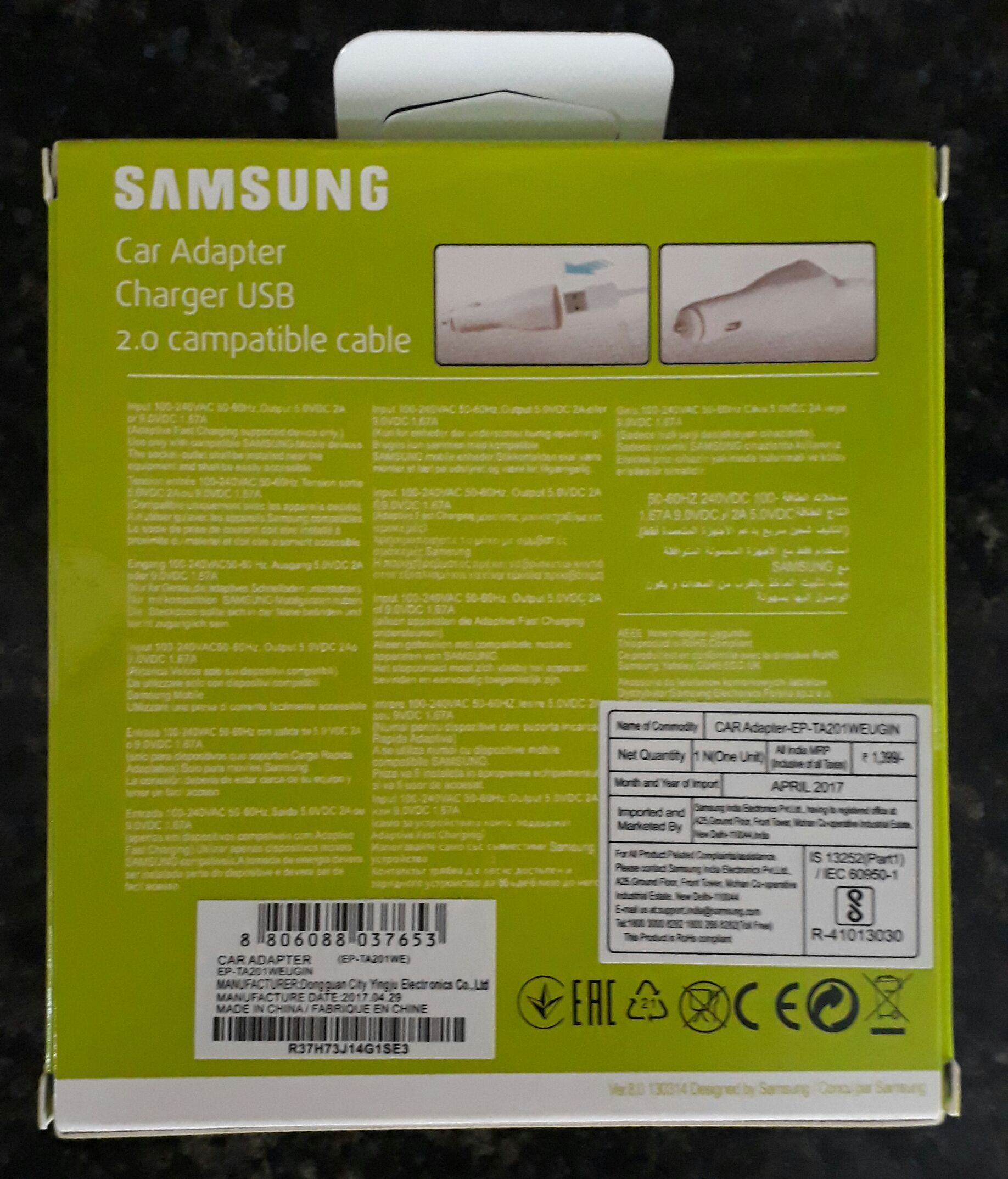 Samsung Chargers Car Mobile Charger EP TA201WEUGIN White Buy Samsung Chargers Car Mobile Charger EP TA201WEUGIN White