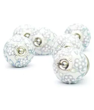 Buy Casa Decor Pack Of 6 Ceramic Light Flower Crave Decorative