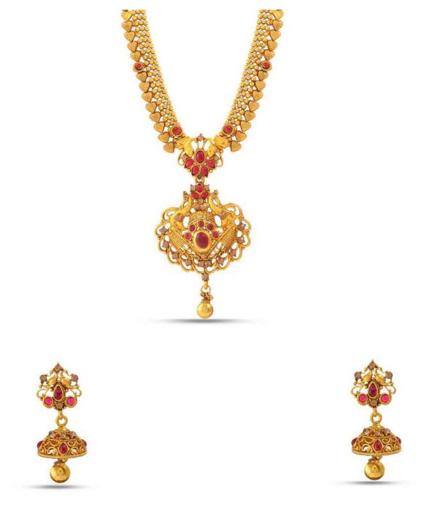 Buy Jewlot Kundan Haram Set for women 