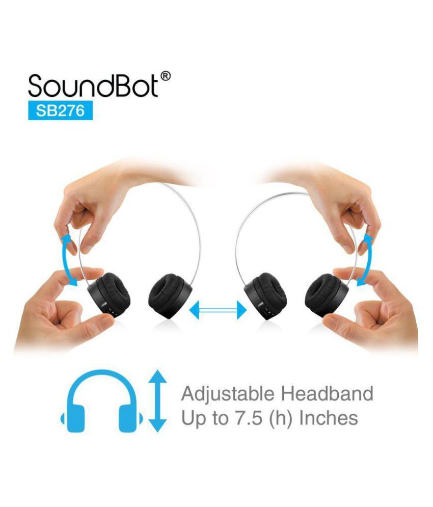 soundbot bluetooth headphones