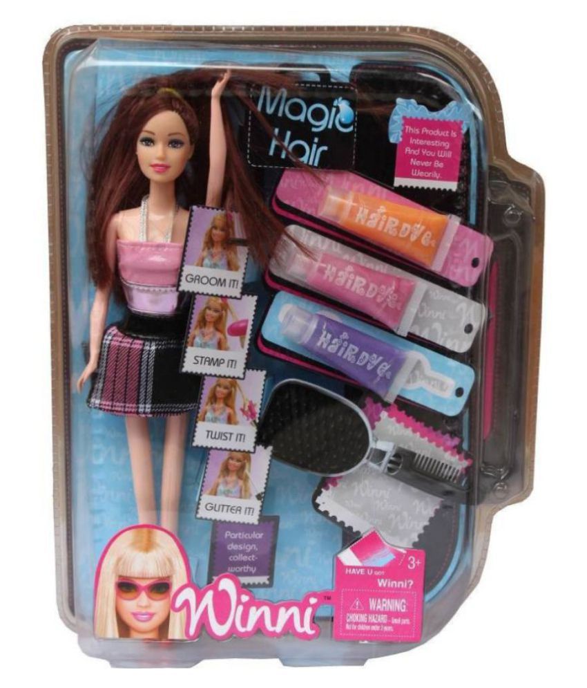 barbie hair colour set