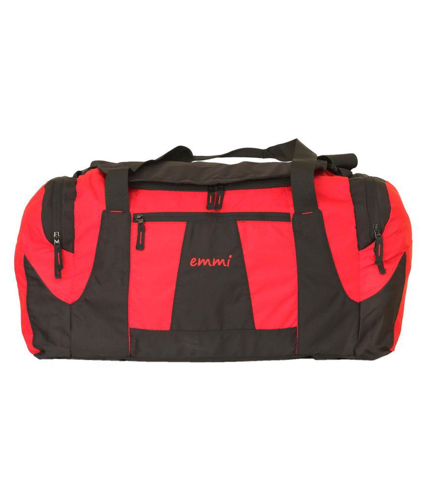 EMMI BAGS Red Solid Duffle Bag - Buy EMMI BAGS Red Solid Duffle Bag ...