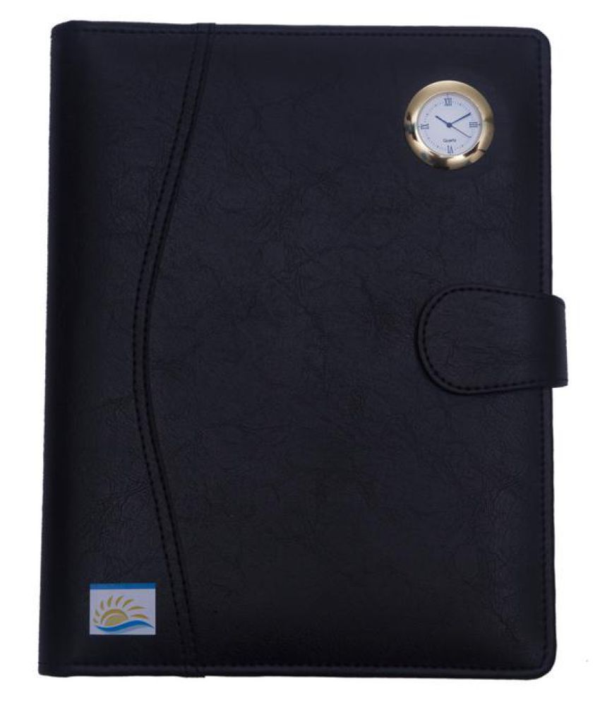Highcliff leather cover with watch Personal Lock Journal Diary Notebook