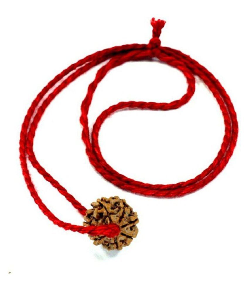     			Shivoham 5 Mukhi Rudraksha Silk Dori Locket 5 Face Rudraksha