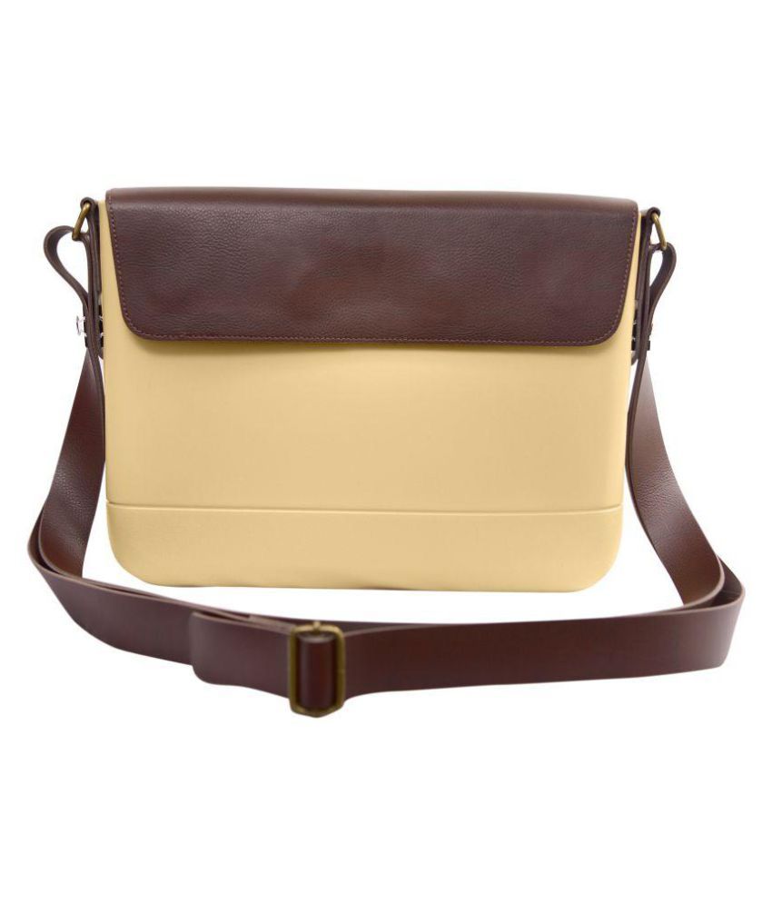 Doubleu Bag Messenger Bag Beige Synthetic Casual Messenger Bag Buy