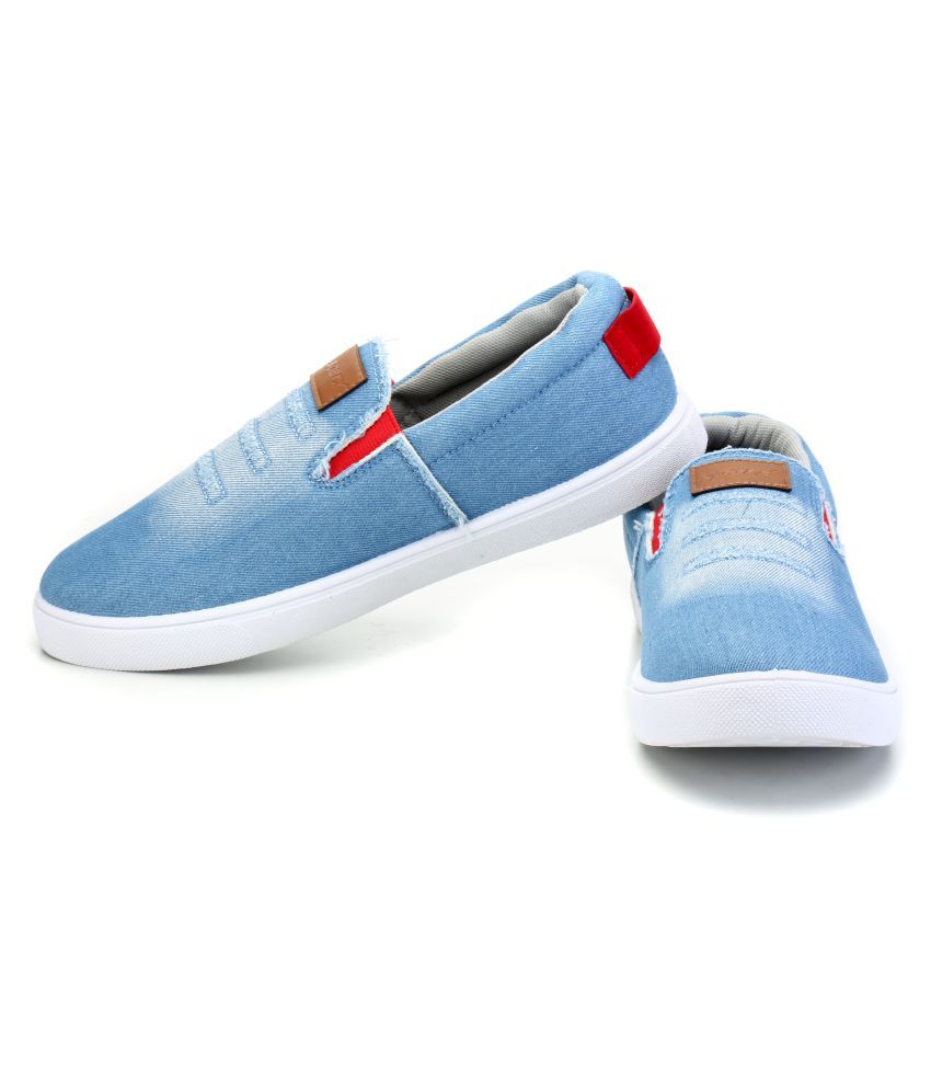 sparx men's mesh loafers