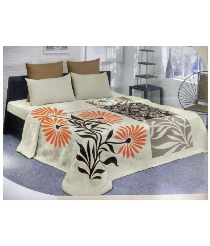 Raymond Double Wool Blend Floral Blanket Buy Raymond Double Wool Blend Floral Blanket Online