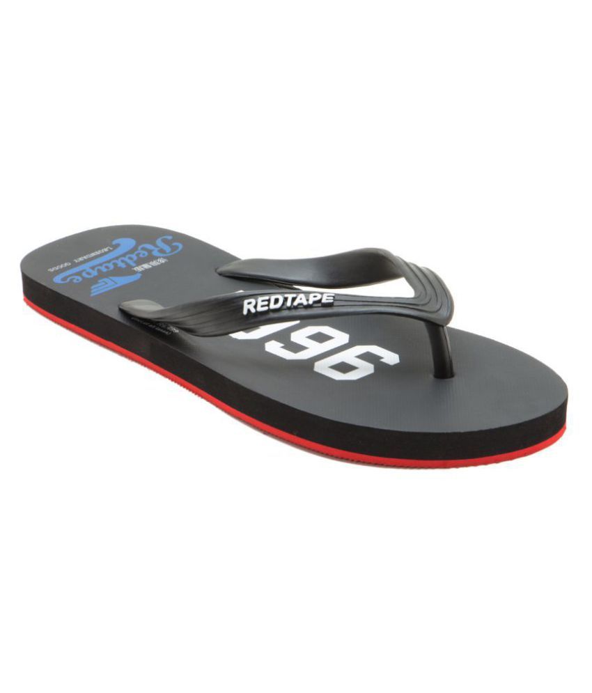 Red Tape Men Casual Flip Flop Black Price in India- Buy Red Tape Men ...