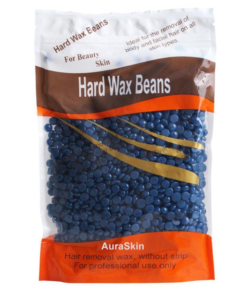 Auraskin Brazilian Wax Beads Wax Hot Wax Blue 100 Gm Buy ...