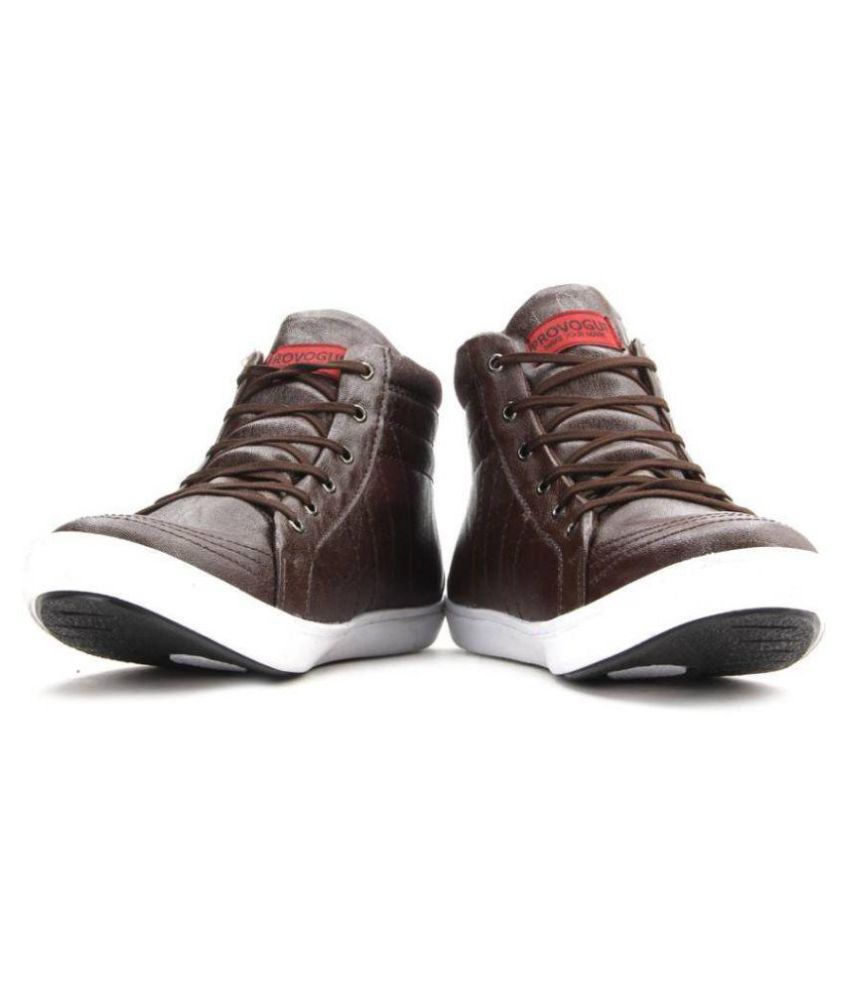 Provogue Sneakers Brown Casual Shoes 