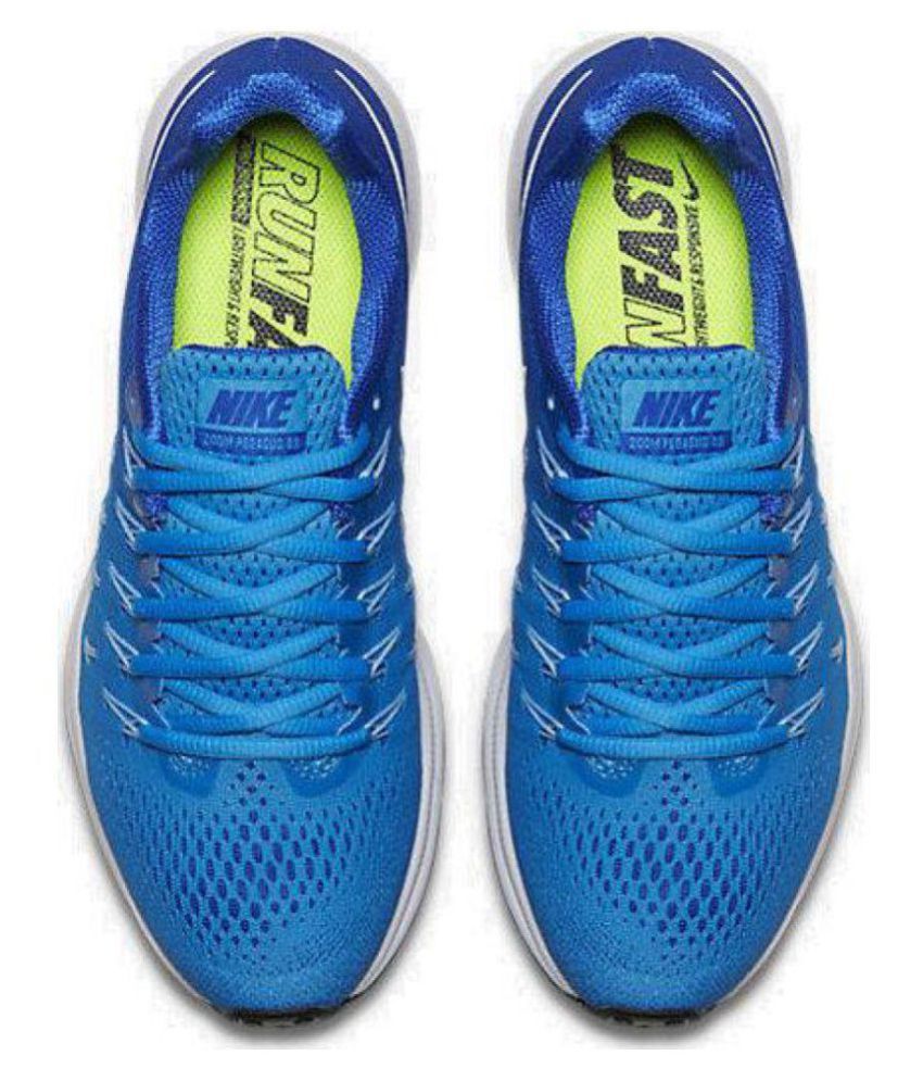 nike air zoom 33 pegasus blue running shoes