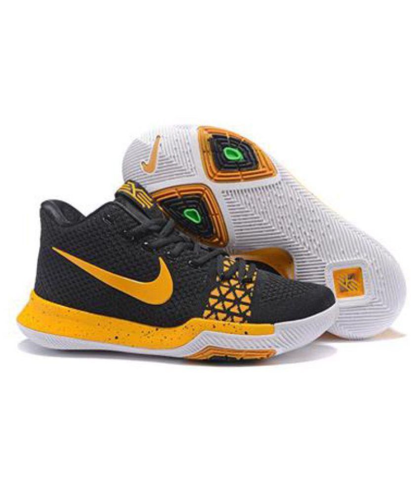 kyrie irving shoes yellow and black