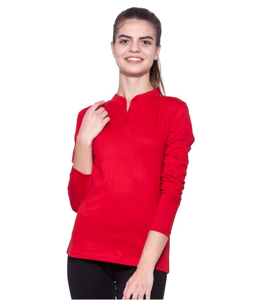     			Ap'pulse Cotton Red Polos