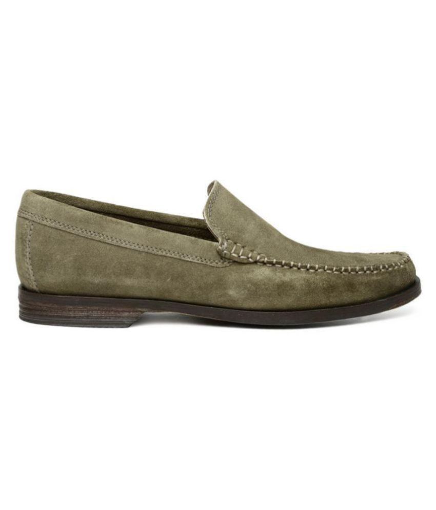 Clarks Green Loafers - Buy Clarks Green Loafers Online at Best Prices ...