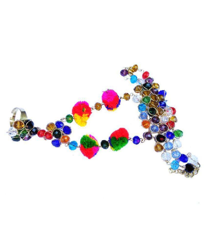 POM POM BRACELET WITH RING: Buy POM POM BRACELET WITH RING Online in India on Snapdeal POM POM BRACELET WITH RING