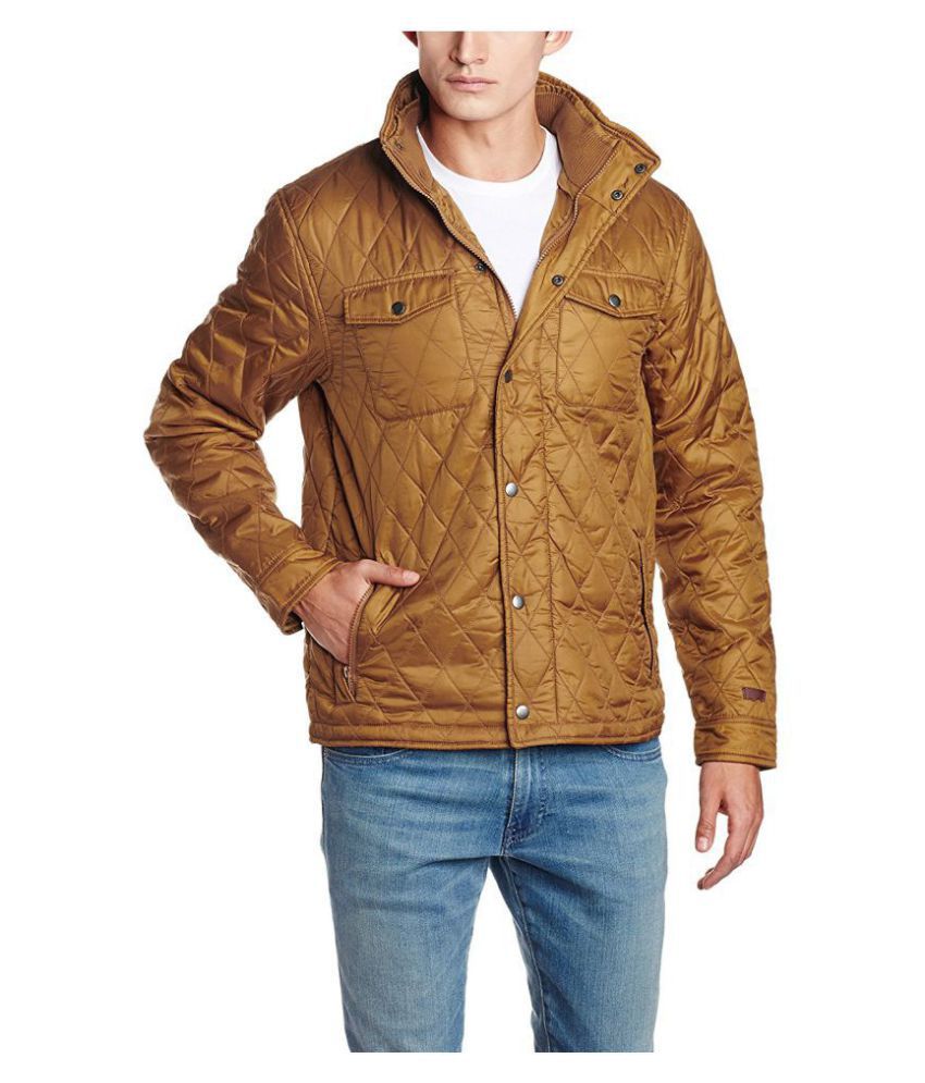 Levi's Brown Quilted & Bomber Jacket - Buy Levi's Brown Quilted ...