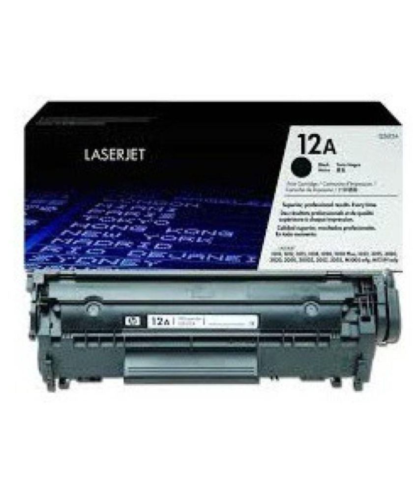 laserjet Hp 12A Black Single Toner for hp laserjet 1010 ...